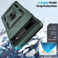 thumbnail image 4 of for Google Pixel 8A Case with Camera Lens Cover HD Screen Protector, 10 FT Military Grade Drop Protection, Magnetic Ring Holder Kickstand Protective Phone Case, Pine Green, 4 of 13