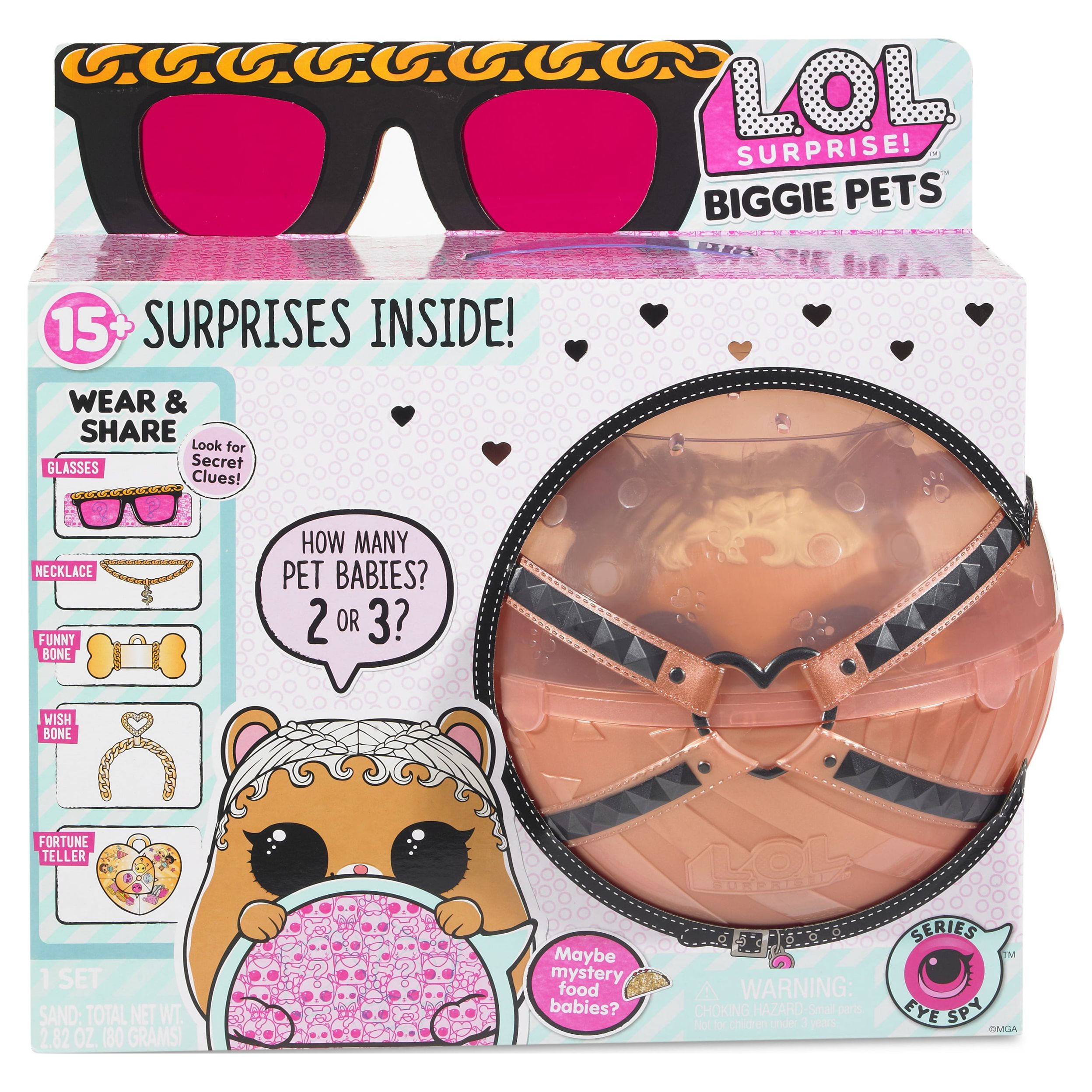 LOL Surprise Biggie Pets - M.C.Hammy Mini Backpack & Accessories, Great Gift for Kids Ages 4 5 6+ - image 3 of 5