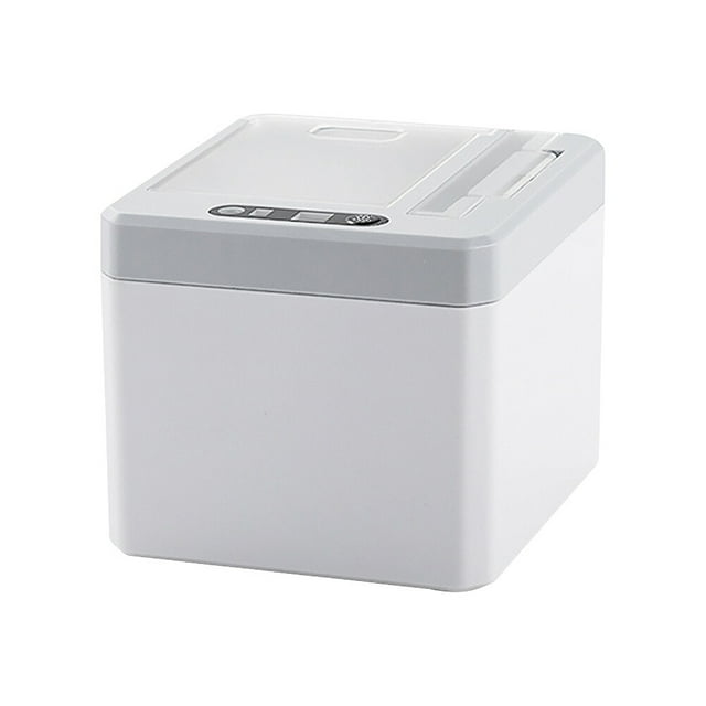 EeaseCA 1 Pce Boîte Intelligente pour Cure-Dents avec Capteur Infrarouge Support de Rangement pour Cure-Dents (Gris)