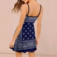 thumbnail image 2 of Bandana Blue Slip Dress Dresses For Woman Fairy Dress, 2 of 6