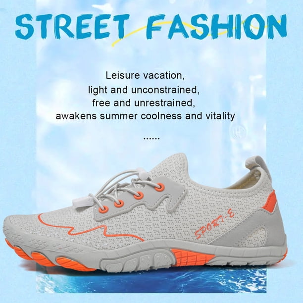 Zapatos de agua ligeros zapatos acuáticos antideslizantes zapatos de playa descalzos zapatos transpirables y ergonómicos para vadear secado rápido para hombres y mujeres