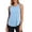 Light Blue a1, variant on Ruffle Racerback Tank Tops for Women Workout Sleeveless Casual Tee Shirts Summer Curved Hem Running Gym Athletic Top S-3XL