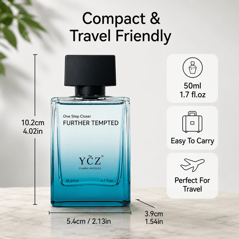 Ycz Tea Cologne for Men, Long Lasting Citrus & Tea Eau de Parfum