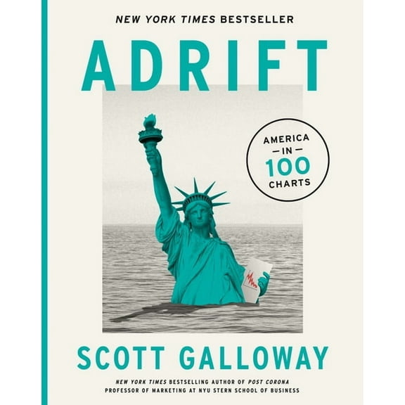 Adrift : America in 100 Charts (Hardcover)