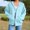 Light blue, variant on Baqcunre Zip Up Hoodie Women,Zip Up Hoodies Oversized Solid Color Sweatshirt with Pocket Casual Long Sleeve Fall Jackets Womens Sweatshirt,Womens Hoodies Womens Tops Beige L