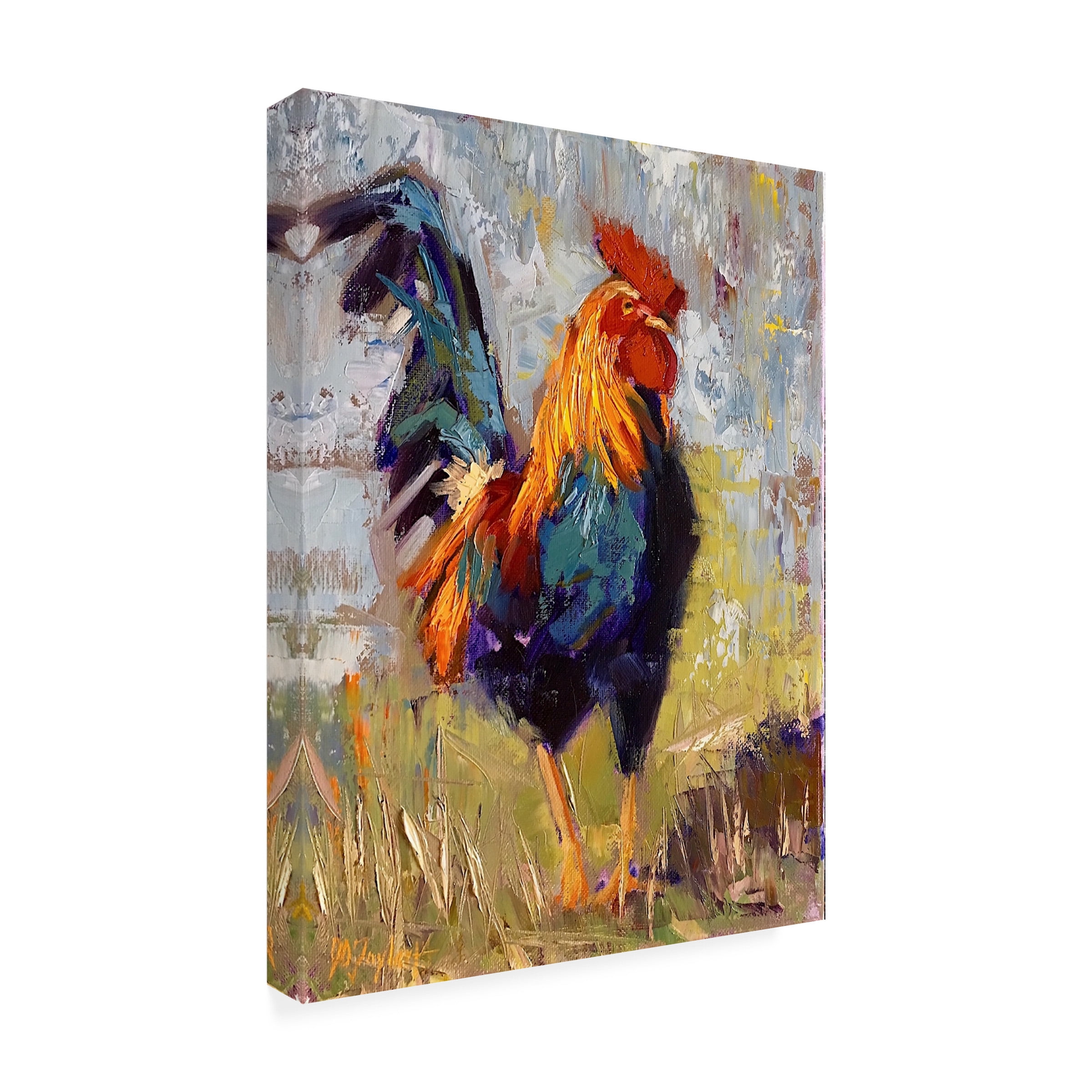 Jennifer Stottle Taylor 'Crow Magnum' Canvas Art