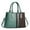 Green, variant on Elegant Patchwork Tote Bag for Ladies, Casual Large Capacity Crossbosy Handbag Made of Soft Leather, Multi-Layer Women's Purse and Shoulder Bag, Khaki