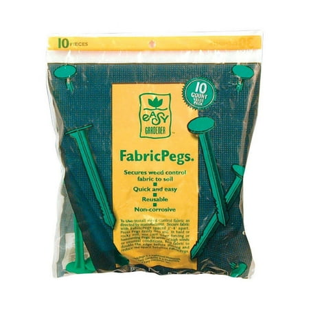 EASY GARDENER/WEEDBLOCK 10 Pack FabricPegs
