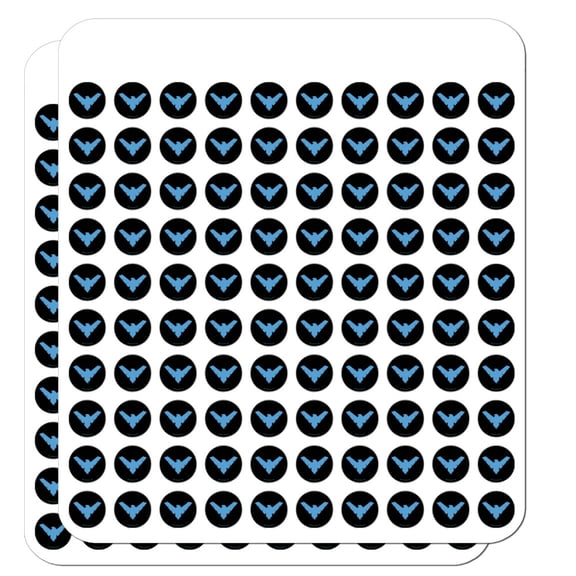 Batman Nightwing Logo Planner Calendar Scrapbooking Crafting Stickers