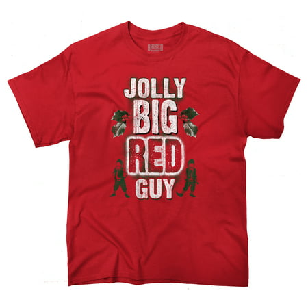 Jolly Big Guy Santa Christmas Gifts Funny Shirts Gift Ideas T-Shirt Tee by Brisco Brands