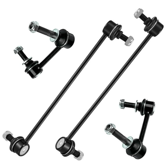 Detroit Axle - Front Rear Sway Bars for 2015-2019 Nissan Murano 2013-2019 Pathfinder INFINITI JX35 QX60, 4 Sway Bar End Links 2015 2016 2017 2018 2019 Replacement