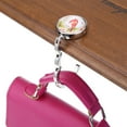 thumbnail image 3 of Bolso Mano Portátil Gancho Bolso Escritorio Plegable Monedero Soporte Metal Colgador Regalos (B), 3 of 6