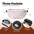 thumbnail image 2 of Sigee Hand Drawn Strawberry for Multi-functional Belt Bag for Men and Women With Adjustable Strap For Travel Running Hiking, 2 of 8