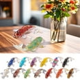 thumbnail image 2 of SLYNSHome Garden Koi Carp Statue,Artificial Koi Carp Fake Faux Fish Figurine Sculpture Natural Crystal Gravel Ornament Suitable for Fairy Garden Desk Yard Pond Decoration, 2 of 5