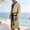Khaki, variant on Men's Cotton Waffle Bathrobe, Luxurious & Lightweight, Comfortable & Absorbent, Softness, Fast Dry Size M-2XL White
