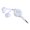 White, variant on Tizuqe Corded Earbuds In-Ear Earphones with Retractable Cable Noise Isolating Headphones 3.5mm Ear Buds for Smartphones Music