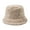 Beige, variant on Cheers.US Women Lady Girls Winter Bucket Hat Vintage Warm Thicken All-match Outdoor Fisherman Cap