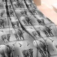 thumbnail image 3 of Gray Highland Cow Bird Pattern Blanket,Comfortable Soft Flannel Throw Blanket,All Season,Warm Lightweight Blankets for Sofa Bed Couch Living Room Chair,40"x50", 3 of 4