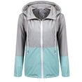 thumbnail image 1 of Fortune Women Waterproof Rain Jacket Hooded Windproof Windbreaker Climbing Coat, 1 of 3