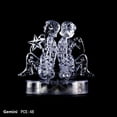 thumbnail image 2 of Rompecabezas de cristal 3D con 12 constelaciones con luz LED, 2 of 2