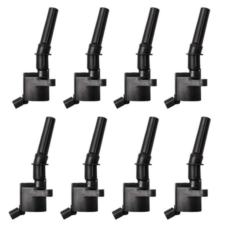 Ignition Coil Pack of 8 for Ford Crown Victoria - Expedition Explorer - F-150 Pickup Mustang E-150 Van - Lincoln - Mercury V8 4.6L 5.4L 6.8L DG508 DG457 DG472 (Best Performance Ignition Coil)