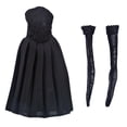 thumbnail image 1 of 1/6 Elegante Sin Tirantes Negro De Acción Femenina Ropa, 1 of 6