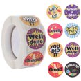 thumbnail image 2 of MasteelfCA 1 Roll Cartoon Reward Stickers Children School Reward Stickers Teacher Encouraging Sticker, 2 of 7