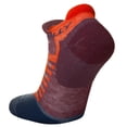thumbnail image 2 of Hilly Active Socklet Min Socks - Burgundy/Orange, 2 of 6