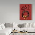 thumbnail image 3 of Trademark Fine Art 'Christmas Ink Wreath' Canvas Art by Cyndi Lou, 3 of 3