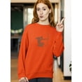 thumbnail image 2 of Man W Nature Tattoos Art Sweatshirt Women -Image by Shutterstock, Female Small, 2 of 4