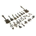 thumbnail image 3 of yuksok 21 Pcs Pendentifs Symbole Note Mixte DIY Bronze Antique, 3 of 8