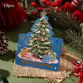 thumbnail image 2 of Gift Cards Christmas Tree Stamping Greeting Card Message Gift Flower Bakery Small Christmas Tree, 2 of 6