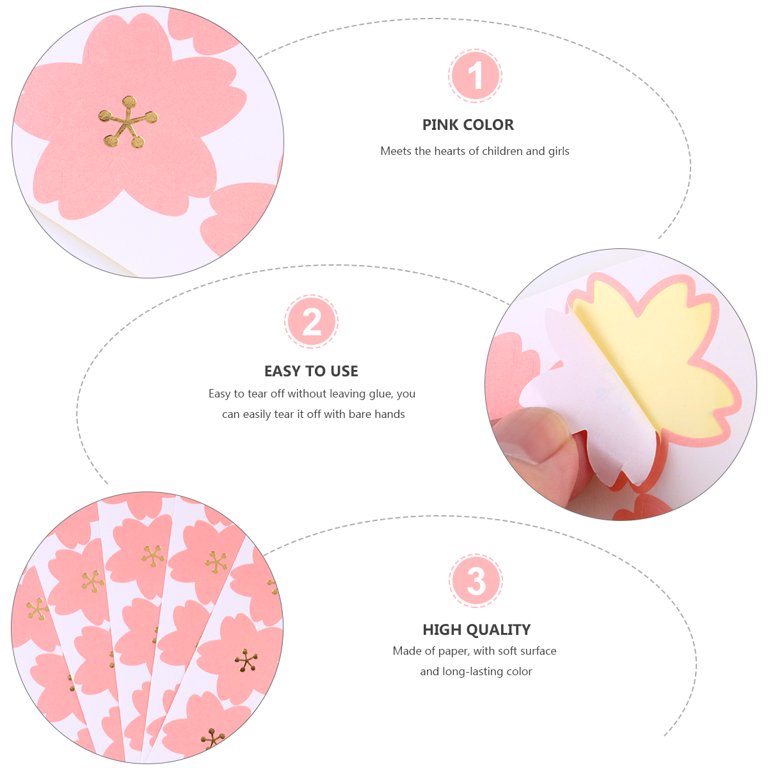 Incraftables Self Adhesive Flower Stickers for Kids (80pcs). Natural Flower Stickers for Crafts