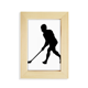 thumbnail image 1 of Sports hockey corriendo la educación física Escritorio de madera Arte Pintura 5x7 pulgadas marco de foto foto, 1 of 4