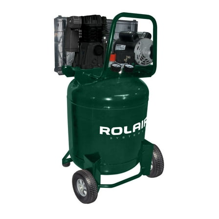 Rolair 29 Gallon 2Hp 6.2 Cfm Electric Wheeled Portable Air Compressor