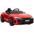 thumbnail image 2 of Aosom Kids Ride on Car with Remote Control, 12V 3.1 MPH Electric Car for Kids, Battery Powered Ride-on Toy for 37-60 Months Boys and Girls, Red, 2 of 9