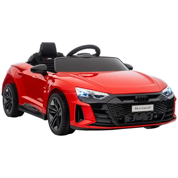 Aosom 12V 3.1 MPH Kids Ride on Car w/ Remote Control, Suspension, Red