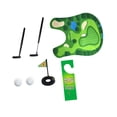 thumbnail image 4 of Juego de minigolf,Divertido juguete deportivo para el inodoro,regalo novedoso para el baño,Juego de regalo de minigolf para el baño,Juego de minigolf con raqueta y pelotas. Tapete de, 4 of 8