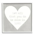thumbnail image 4 of Stupell Industries Uplifting Religious Quote Bible Verse Heart Shape Graphic Art White Framed Art Print Wall Art, Design by Imperfect Dust, 4 of 5