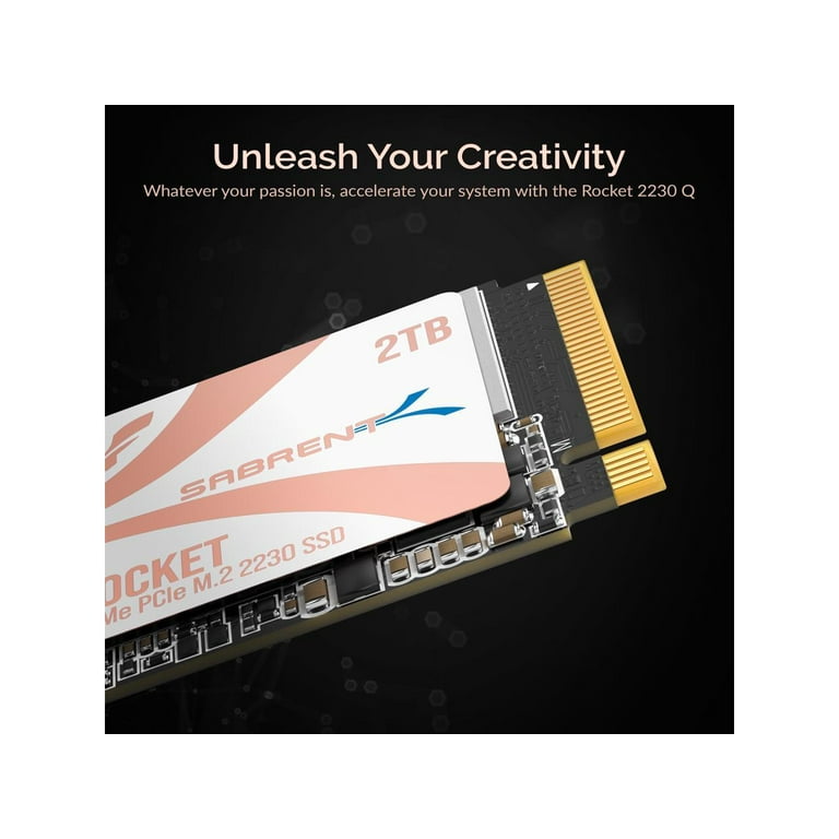 SABRENT Q4 2230 M.2 NVMe Gen 4 2TB
