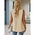 thumbnail image 5 of Women'S Summer Sleeveless Vest Tops Fashion Casual Work Office with Pockets  XL, 5 of 6