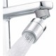 thumbnail image 1 of Aireador de grifo con aireador de grifo giratorio de gran angular de 80 grados, doble función, cocina, baño, cromo pulido (FM22), 1 of 5