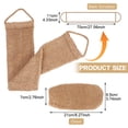 thumbnail image 2 of 2pcs Reusable For Body Face Cleaning Soft Back Scrubber Exfoliating Glove Set, 2 of 2