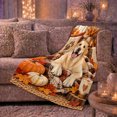 thumbnail image 6 of Autumn Labrador Retriever By Fireplace, Cozy Pet Portrait Pattern, Warm Flannel Blanket for Living Room and Bedroom, Dog Lovers Thanksgiving Gift, Pet Lover Home Decor, 6 of 9