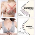 thumbnail image 3 of VerPetridure Sports Bras for Women Push Up Women's Adjustable Sports Front Closure Extra-Elastic Breathable Lace Trim Bra, 3 of 5