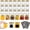 1.5 oz, variant on 3 oz Honey Jars,30 Pack Hexagonal Glass Jars with Gold Lids,90ml Small Canning Jar Mini Storage Glass Jars for Jams,Fruits,Spices,Nuts,Jellies,Baby Foods