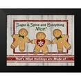 thumbnail image 2 of Spivey, Linda 14x12 Black Modern Framed Museum Art Print Titled - Farmhouse Gingerbread, 2 of 5
