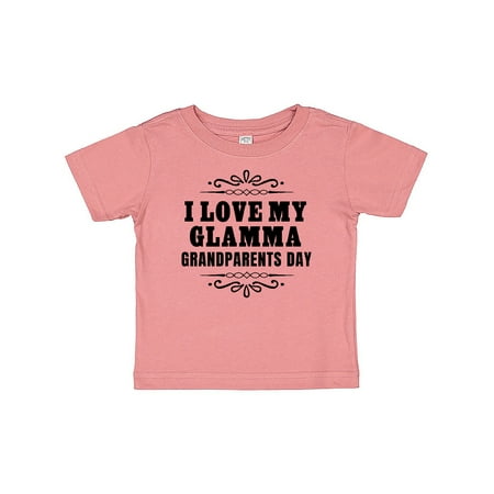 

Inktastic Grandparents Day I Love My Glamma Gift Baby Boy or Baby Girl T-Shirt