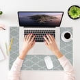 thumbnail image 2 of Sussexhome Large Mouse Pad for Desk - Cotton Mousepad for Desktop, Table, Office Desk Pad - Thin, Light, Portable Laptop Mat for Computer Mice - Machine Washable, Non-Slip, Foldable - 18" x 24", 2 of 8