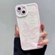 thumbnail image 4 of Funda de teléfono con patrón de mariposa rosa para iPhone 16, 14, 13, 12, 11, 15 Pro Max, 7, 8 Plus, XS, XR, X, SE 2022, funda suave con borde personalizado, 4 of 5